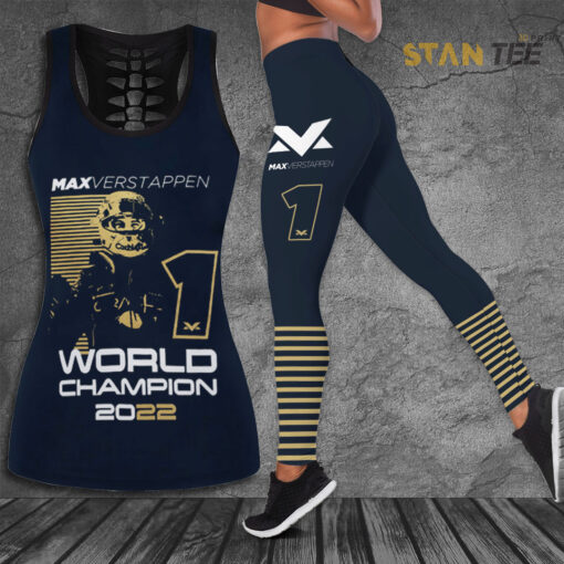 Max Verstappen X Red Bull Racing Tank Top Leggings 01