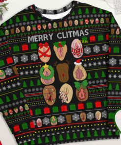 Men Vagina Vulva Dirty Ugly Christmas 3D Sweater scaled 1