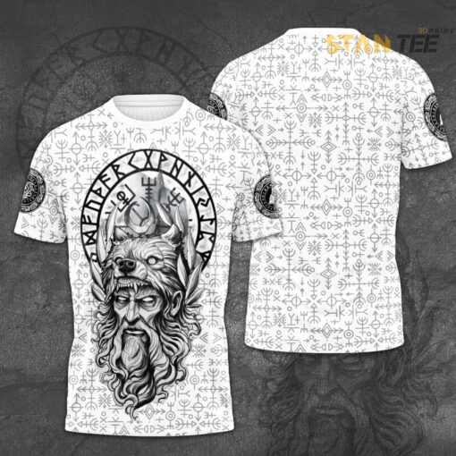 Mens Viking 3D T shirt