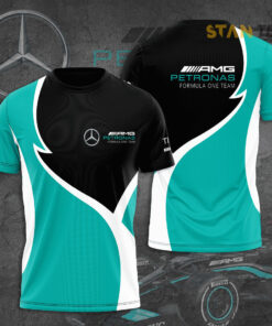 Mercedes AMG Petronas 3D T shirt Apparels