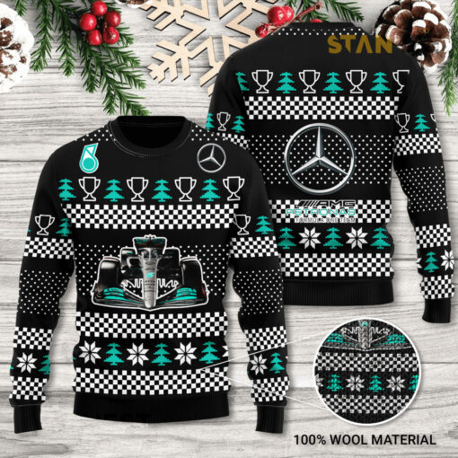 Mercedes AMG Petronas 3D Ugly Sweater