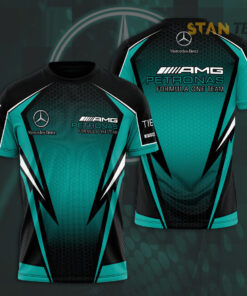 Mercedes AMG Petronas F1 3D Apparels T shirt