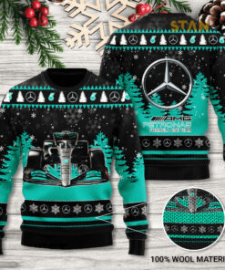 Mercedes AMG Petronas F1 3D Ugly Sweater