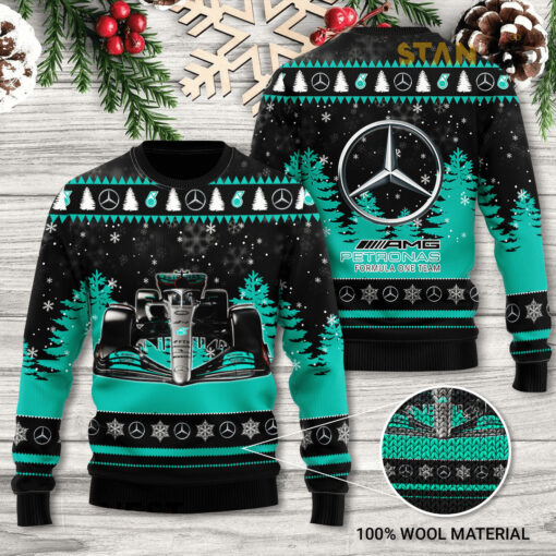 Mercedes AMG Petronas F1 3D Ugly Sweater