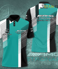 Mercedes AMG Petronas F1 Team 3D Apparels S34 Polo