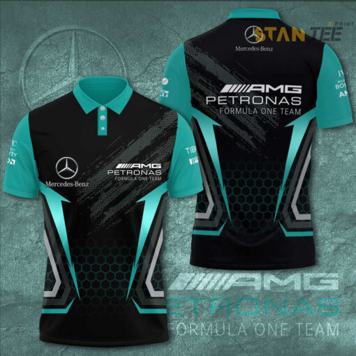 Mercedes AMG Petronas F1 Team 3D Apparels S38 Polo