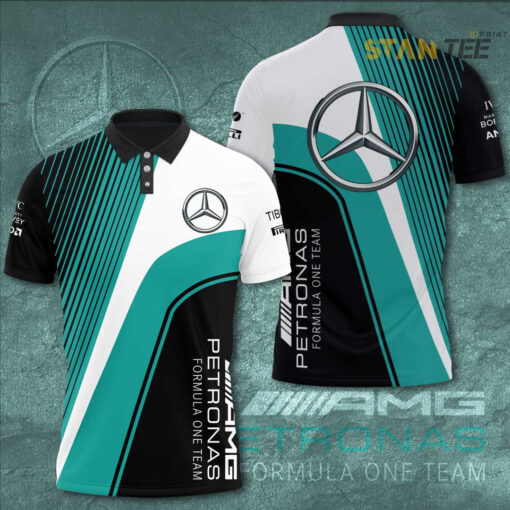 Mercedes AMG Petronas F1 Team 3D Apparels S39 Polo