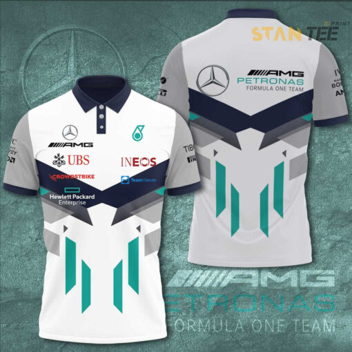 Mercedes AMG Petronas F1 Team 3D Apparels S42 Polo