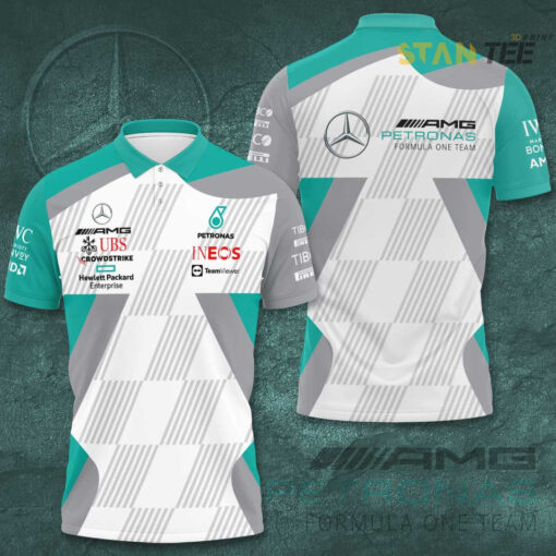 Mercedes AMG Petronas F1 Team 3D Apparels S44 Polo