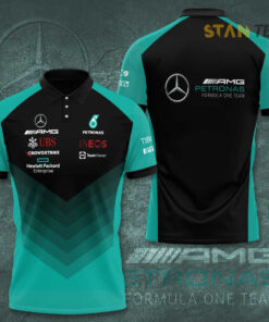 Mercedes AMG Petronas F1 Team 3D Apparels S47 Polo