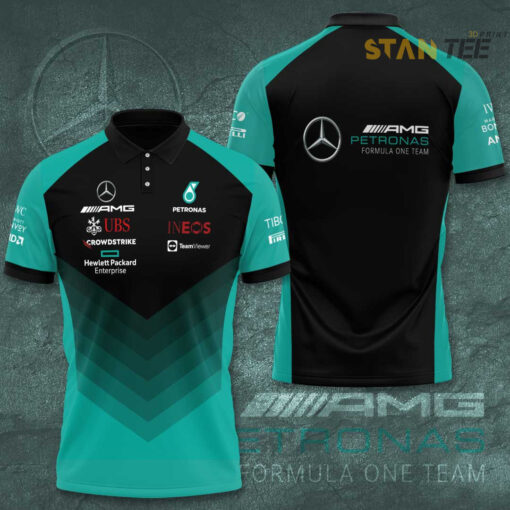 Mercedes AMG Petronas F1 Team 3D Apparels S47 Polo