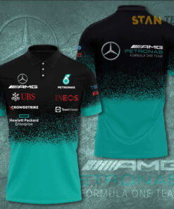 Mercedes AMG Petronas F1 Team 3D Apparels S48 Polo