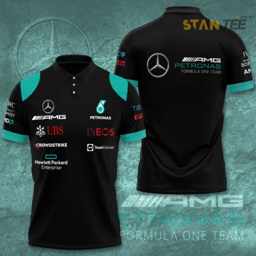 Mercedes AMG Petronas F1 Team 3D Apparels S51 Polo