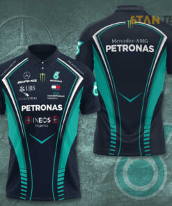 Mercedes AMG Petronas F1 Team 3D Apparels S56 Polo