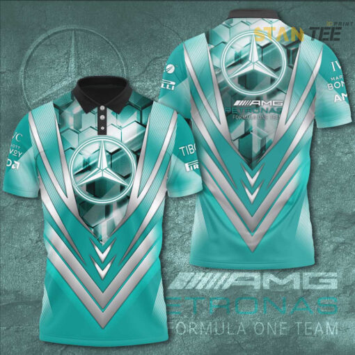 Mercedes AMG Petronas F1 Team 3D Apparels S60 Polo