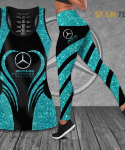 Mercedes AMG Petronas F1 Team 3D G03 Hollow Tank Top Leggings