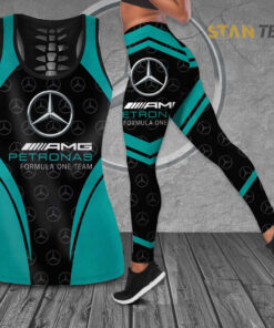 Mercedes AMG Petronas F1 Team 3D G04 Hollow Tank Top Leggings