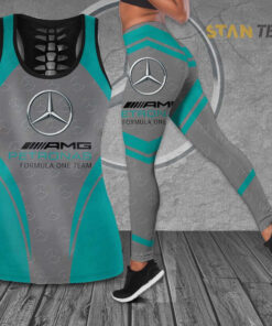 Mercedes AMG Petronas F1 Team 3D G05 Hollow Tank Top Leggings