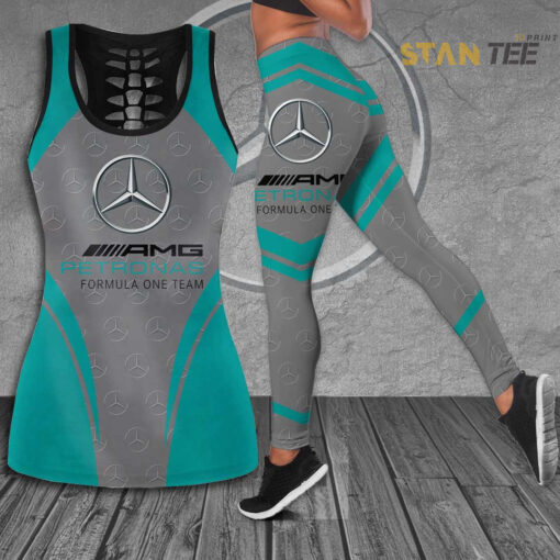 Mercedes AMG Petronas F1 Team 3D G05 Hollow Tank Top Leggings