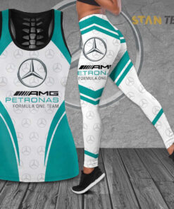 Mercedes AMG Petronas F1 Team 3D G07 Hollow Tank Top Leggings