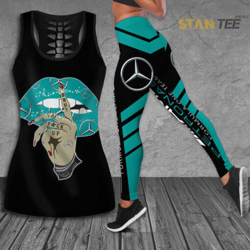 Mercedes AMG Petronas F1 Team 3D G08 Hollow Tank Top Leggings