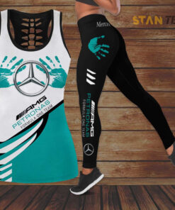 Mercedes AMG Petronas F1 Team 3D G10 Hollow Tank Top Leggings