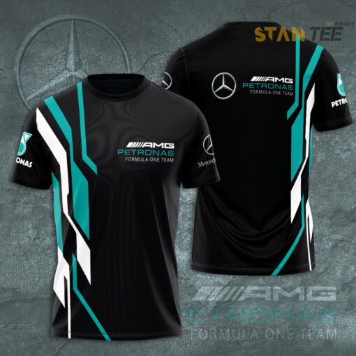 Mercedes AMG Petronas F1 Team 3D T Shirt S9 1