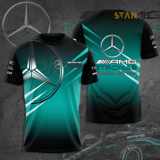 Mercedes And Petronas 3D T shirt