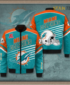 Miami Dolphins 3D Bomber Jacket 01