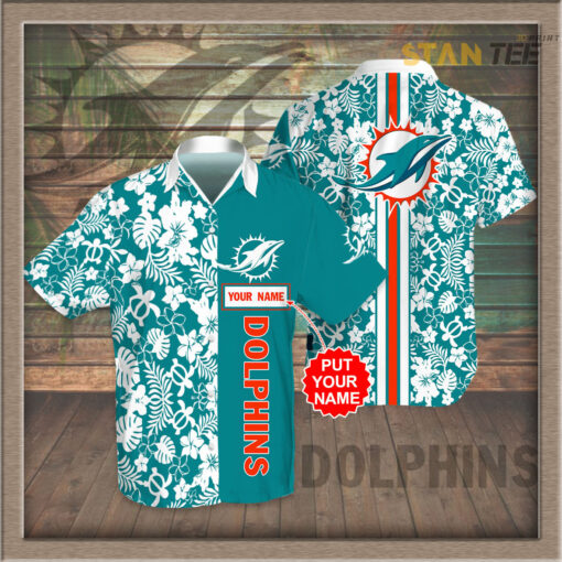 Miami Dolphins 3D Hawaiian Shirt