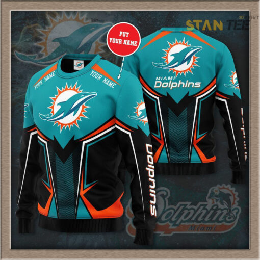 Miami Dolphins 3D Sweatshirt 01