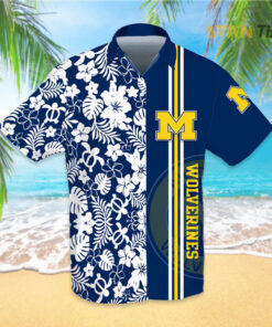 Michigan Wolverines 3D Hawaiian Shirt