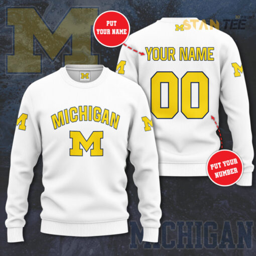 Michigan Wolverines 3D Sweatshirt 01