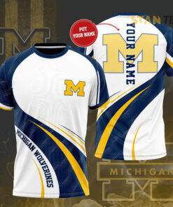 Michigan Wolverines 3D T shirt 01