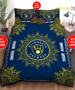 Milwaukee Brewers bedding set 01