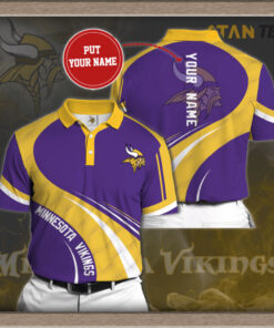 Minnesota Vikings 3D Polo 01