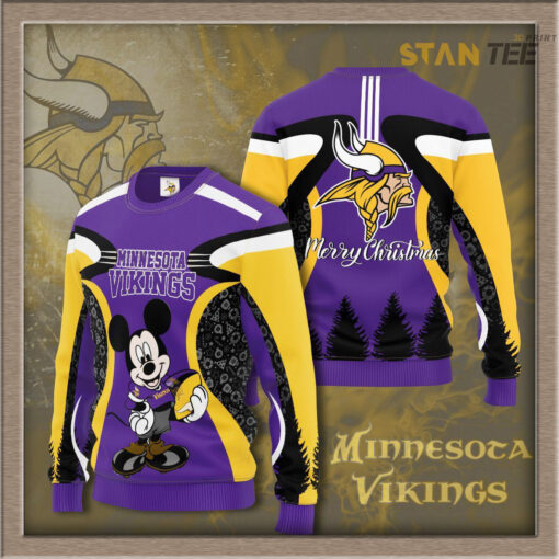 Minnesota Vikings 3D Sweatshirt 01