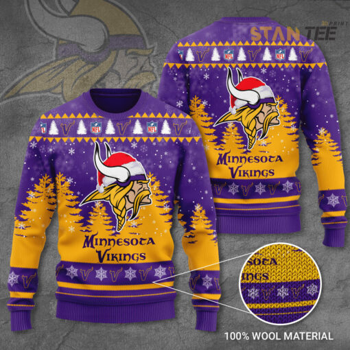 Minnesota Vikings 3D Ugly Sweater