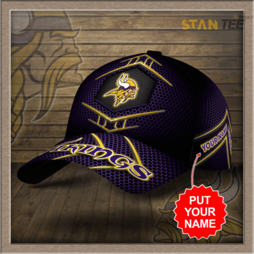 Minnesota Vikings Cap Custom Hat 01