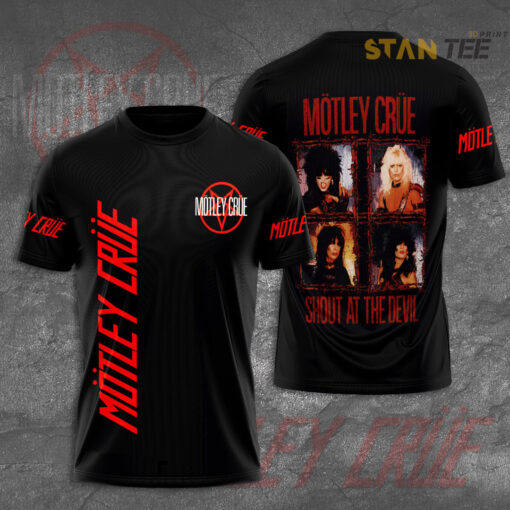 Motley Crue 3D Apparels T shirt