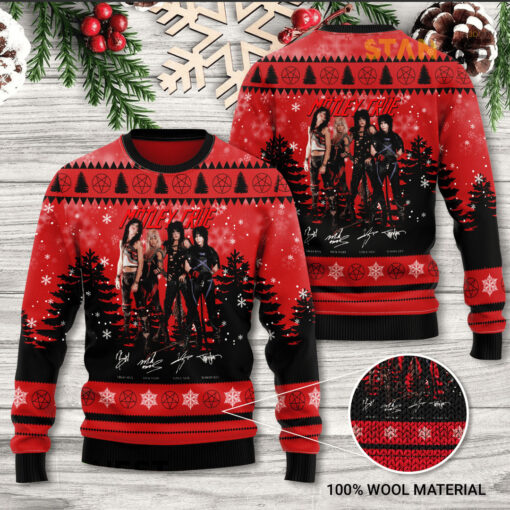 Motley Crue 3D Ugly Sweater