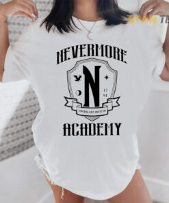 Nevermore Academy Oversized Sweatshirt White