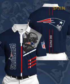 New England Patriots 3D Polo 01