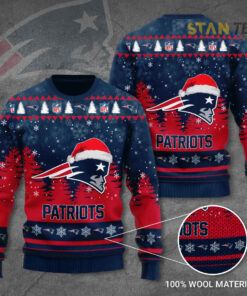 New England Patriots 3D Ugly Sweater