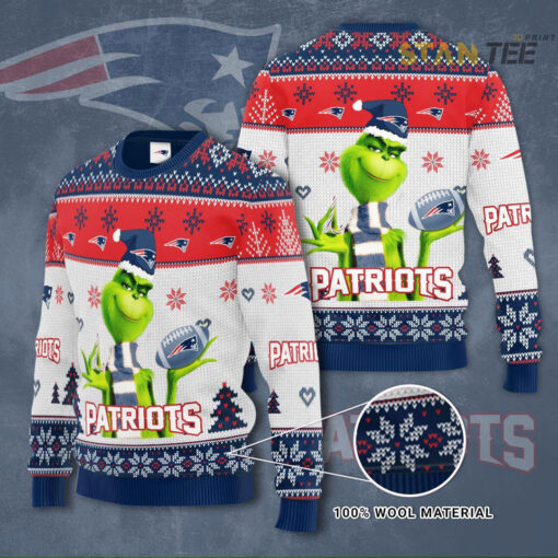 New England Patriots 3D sweater 01