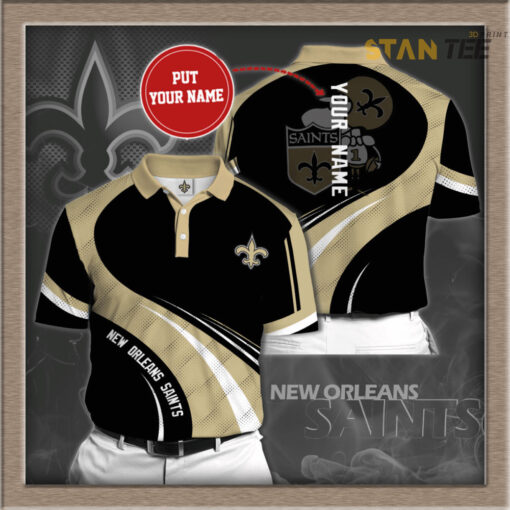 New Orleans Saints 3D Polo 01