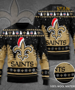 New Orleans Saints 3D Ugly Sweater