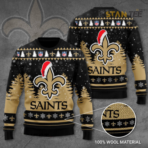 New Orleans Saints 3D Ugly Sweater