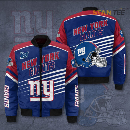 New York Giants 3D Bomber Jacket 01