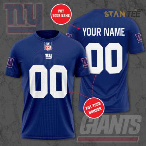 New York Giants 3D T shirt 01